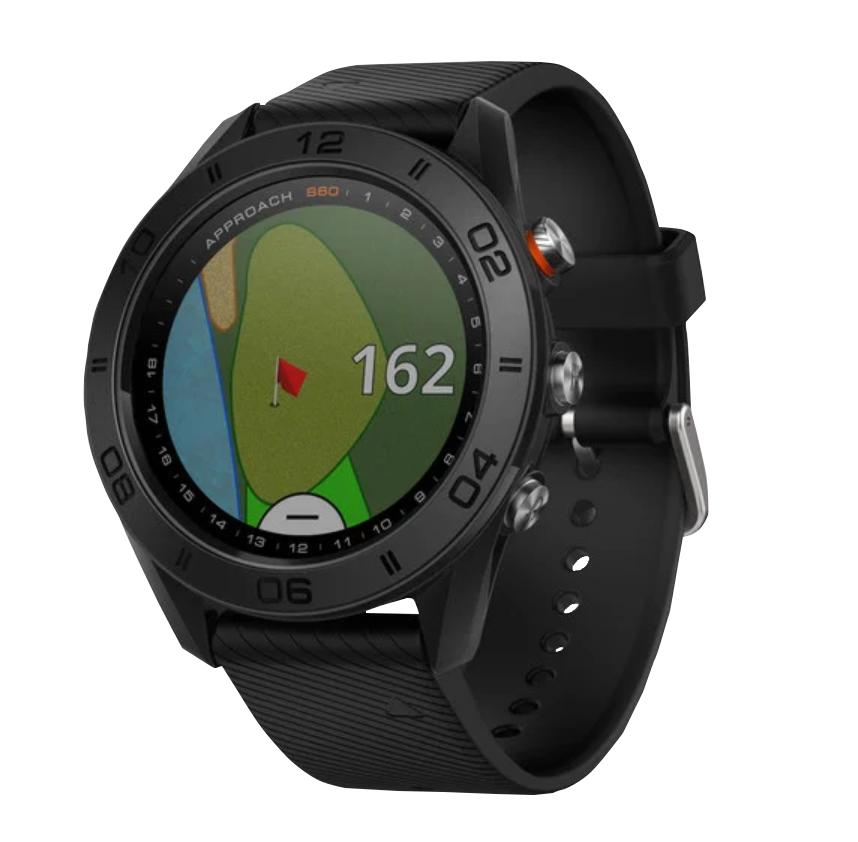 Garmin Approach S60, Black, Golf GPS Smartwatch & Rangefinder (Garmin Certified Refurbished)