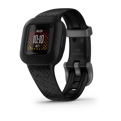 Garmin Vívofit jr. 3, reloj negro cósmico para niños (reacondicionado certificado por Garmin)