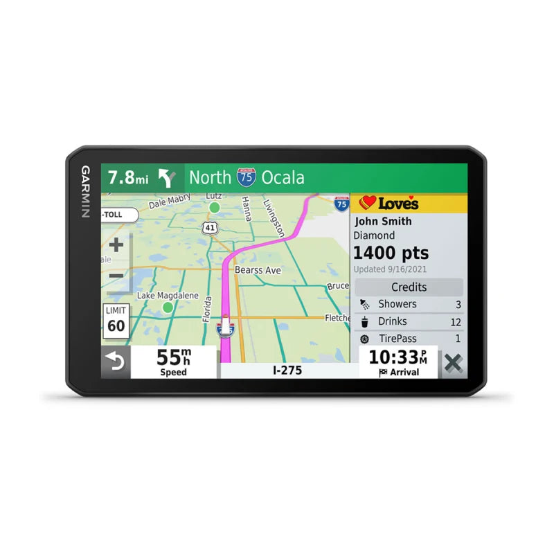 Navegador GPS para camiones Garmin DezlCam OTR710 de 7" con cámara de tablero incorporada (reacondicionado certificado por Garmin) 