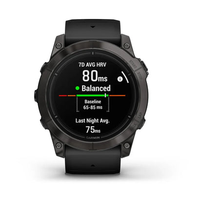 Garmin Epix Pro (Gen 2), 51 mm Sapphire Edition Carbon Gray DLC Titanium avec bracelet noir (010-02804-00)