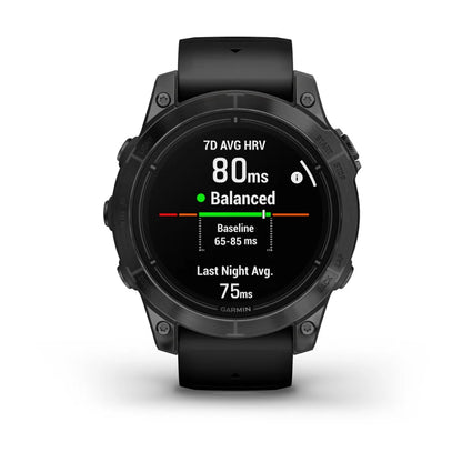 Garmin Epix Pro (Gen 2), 47 mm Édition Standard Gris Ardoise avec Bracelet Noir (010-02803-00)