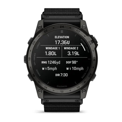 Montre GPS tactique haut de gamme Garmin Tactix 7, édition AMOLED avec écran couleur adaptatif (010-02931-00)