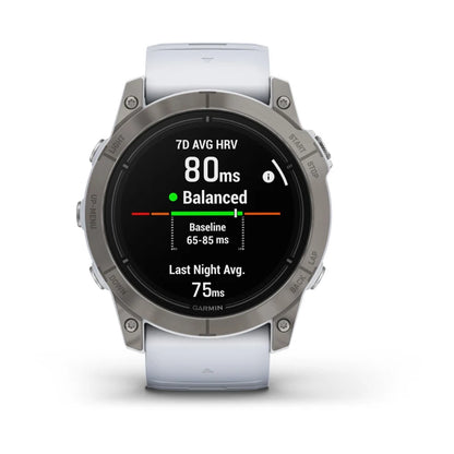 Garmin Epix Pro (Gen 2), 51 mm Sapphire Edition Titanium with Whitestone Band (010-02804-10)