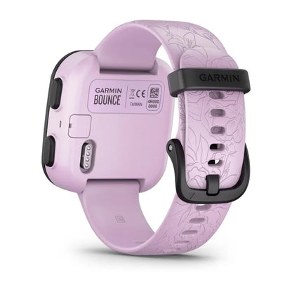 Reloj Garmin Bounce con diseño floral en color lila (010-02448-01)