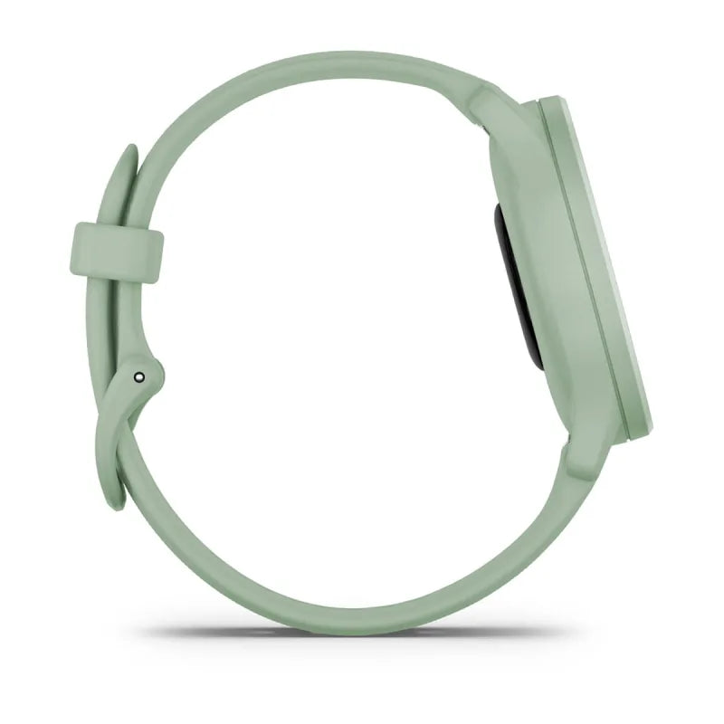 Estuche y correa de silicona con detalles plateados en color menta para Garmin Vívomove Sport (reacondicionado certificado por Garmin) 