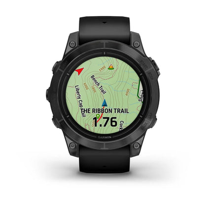 Garmin Epix Pro (Gen 2), 47 mm Édition Standard Gris Ardoise avec Bracelet Noir (010-02803-00)