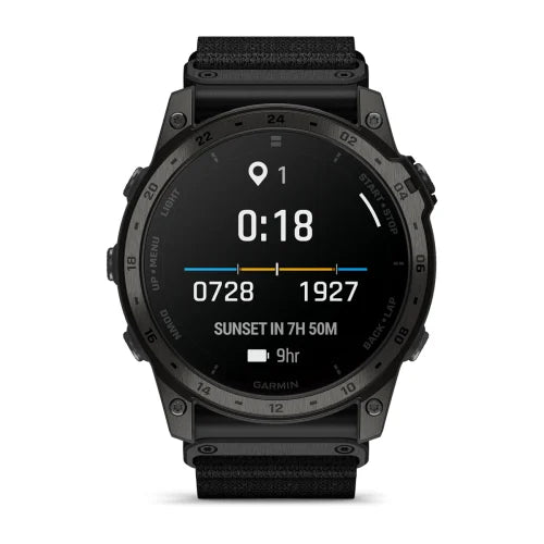 Montre GPS tactique haut de gamme Garmin Tactix 7, édition AMOLED avec écran couleur adaptatif (010-02931-00)