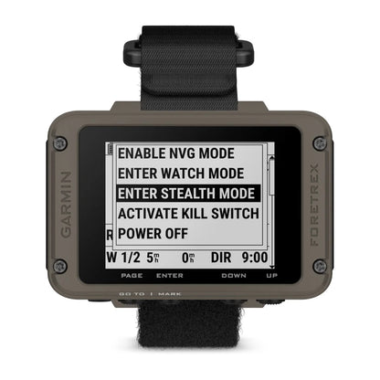 Navigateur GPS de poignet Garmin Foretrex 901 Ballistic Edition avec dragonne (010-02760-00)