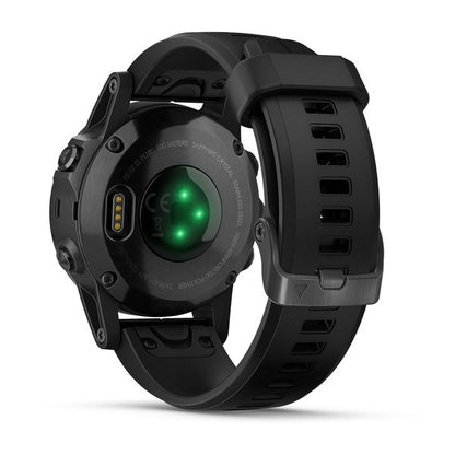 Garmin Fenix 5S Plus Sapphire Black w/ Black Band