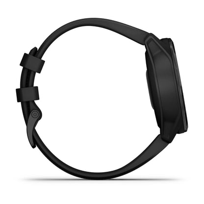 Garmin Approach S62 Black Ceramic Bezel with Black Silicone Band (Garmin Certified Refurbished)