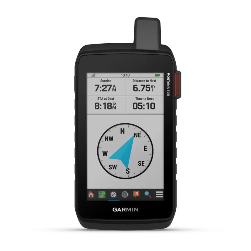 Navegador GPS resistente con pantalla táctil Garmin Montana 700i y tecnología inReach (reacondicionado certificado por Garmin) 