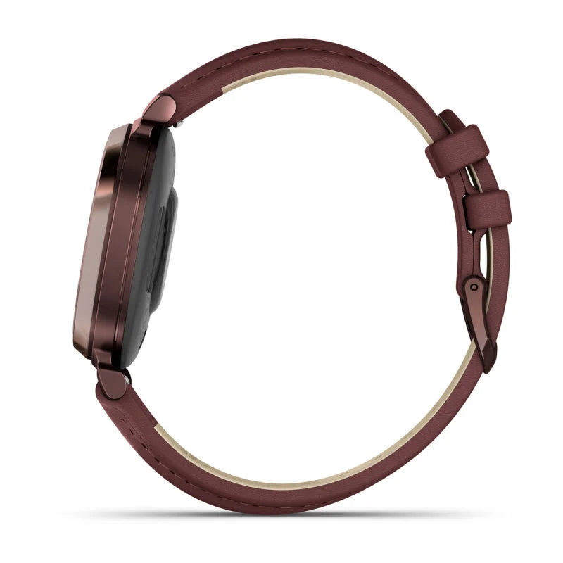 Garmin Lily 2 Classic Dark Bronze with Mulberry Leather Band (010-02839-03)