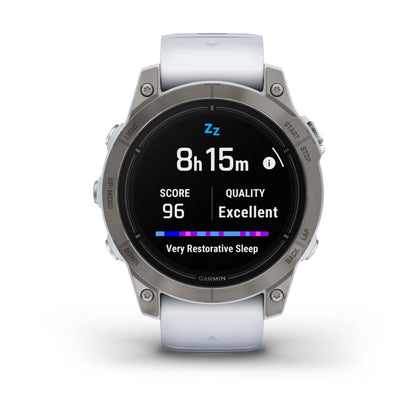 Garmin Epix Pro (Gen 2), 47 mm Sapphire Edition Titanium with Whitestone Band (010-02803-20)