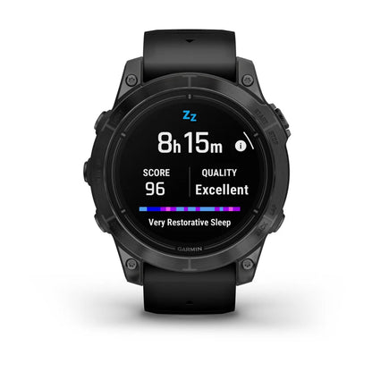 Garmin Epix Pro (Gen 2), 47 mm Édition Standard Gris Ardoise avec Bracelet Noir (010-02803-00)