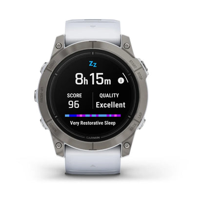 Garmin Epix Pro (Gen 2), 51 mm Sapphire Edition Titanium with Whitestone Band (010-02804-10)