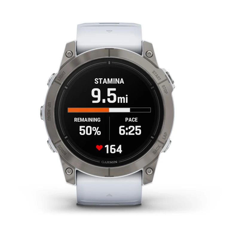 Garmin Epix Pro (Gen 2), 51 mm Sapphire Edition Titanium with Whitestone Band (010-02804-10)