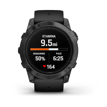 Garmin Epix Pro (Gen 2), edición estándar de 51 mm, gris pizarra con correa negra (010-02804-20)