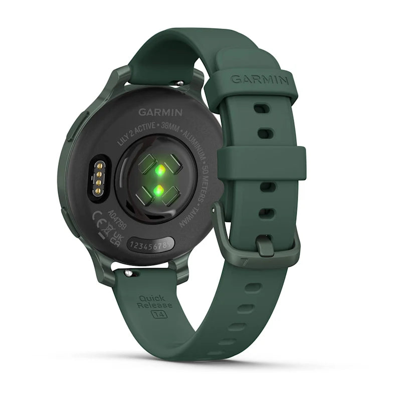 Garmin Lily 2 Active Jasper Green con correa de silicona Jasper Green (010-02891-02)