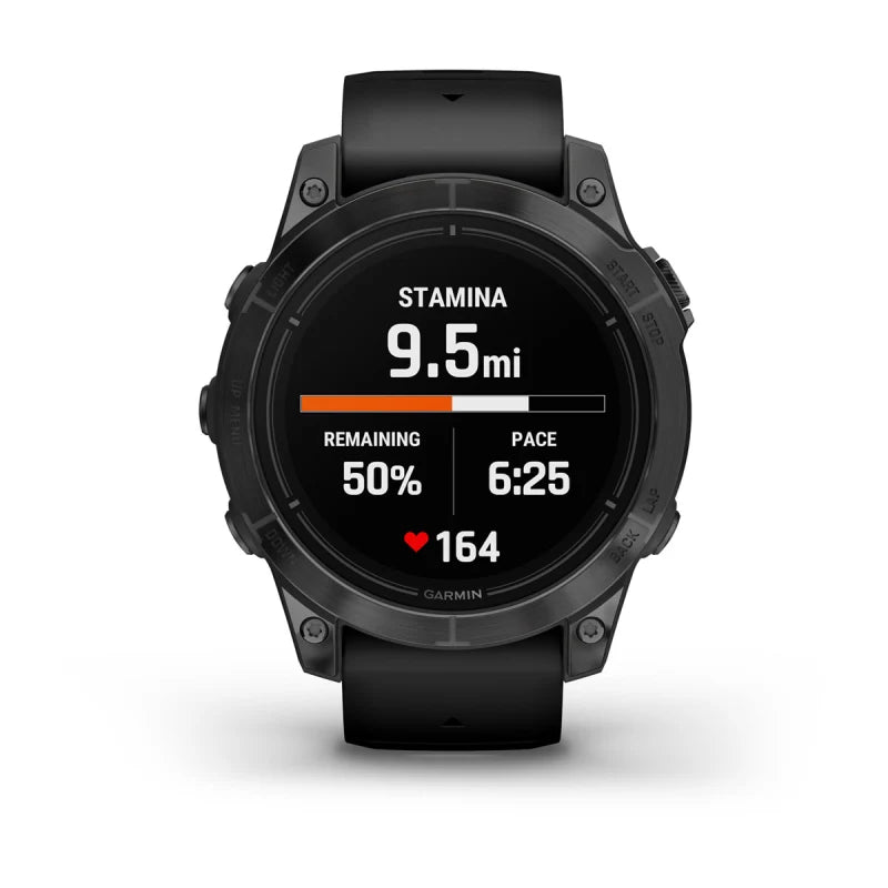 Garmin Epix Pro (Gen 2), 47 mm Édition Standard Gris Ardoise avec Bracelet Noir (010-02803-00)