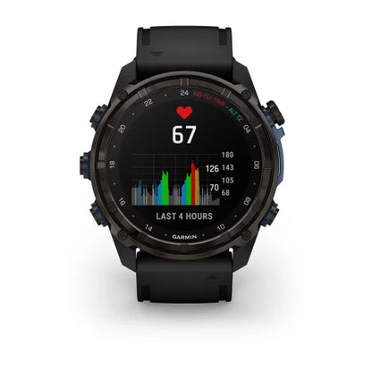 Garmin Descent Mk3i, 51 mm, titanio DLC gris carbono con correa de silicona negra (010-02752-10)