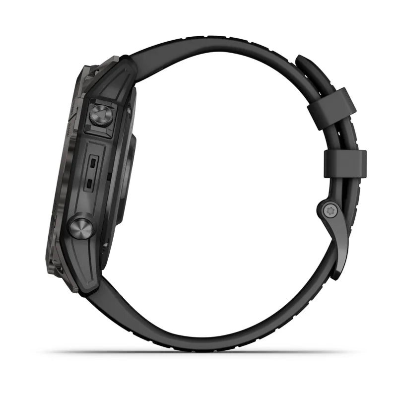 Garmin Epix Pro (Gen 2), 51 mm Sapphire Edition Carbon Gray DLC Titanium avec bracelet noir (010-02804-00)