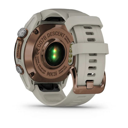 Garmin Descent Mk3i, 43 mm Bronze PVD Titanium with French Gray Silicone Band (010-02753-13)