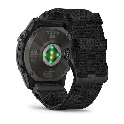 Montre GPS tactique haut de gamme Garmin Tactix 7, édition AMOLED avec écran couleur adaptatif (010-02931-00)