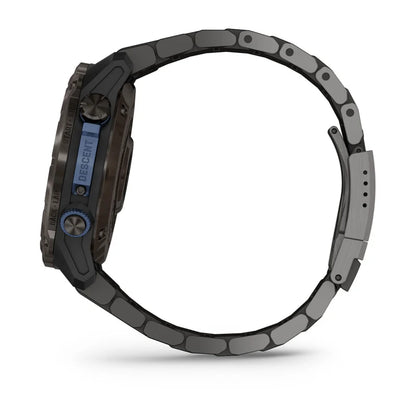 Garmin Descent Mk3i, 51 mm Carbon Gray DLC Titanium with DLC Titanium Band (010-02752-13)