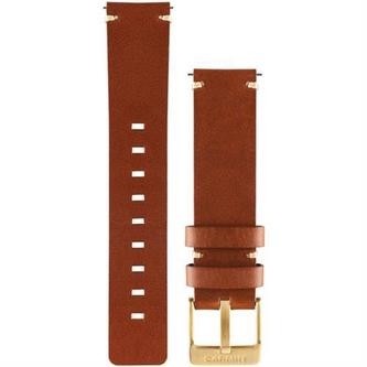 Garmin Quick Release Band - Light Brown Leather Band (for Vivomove)