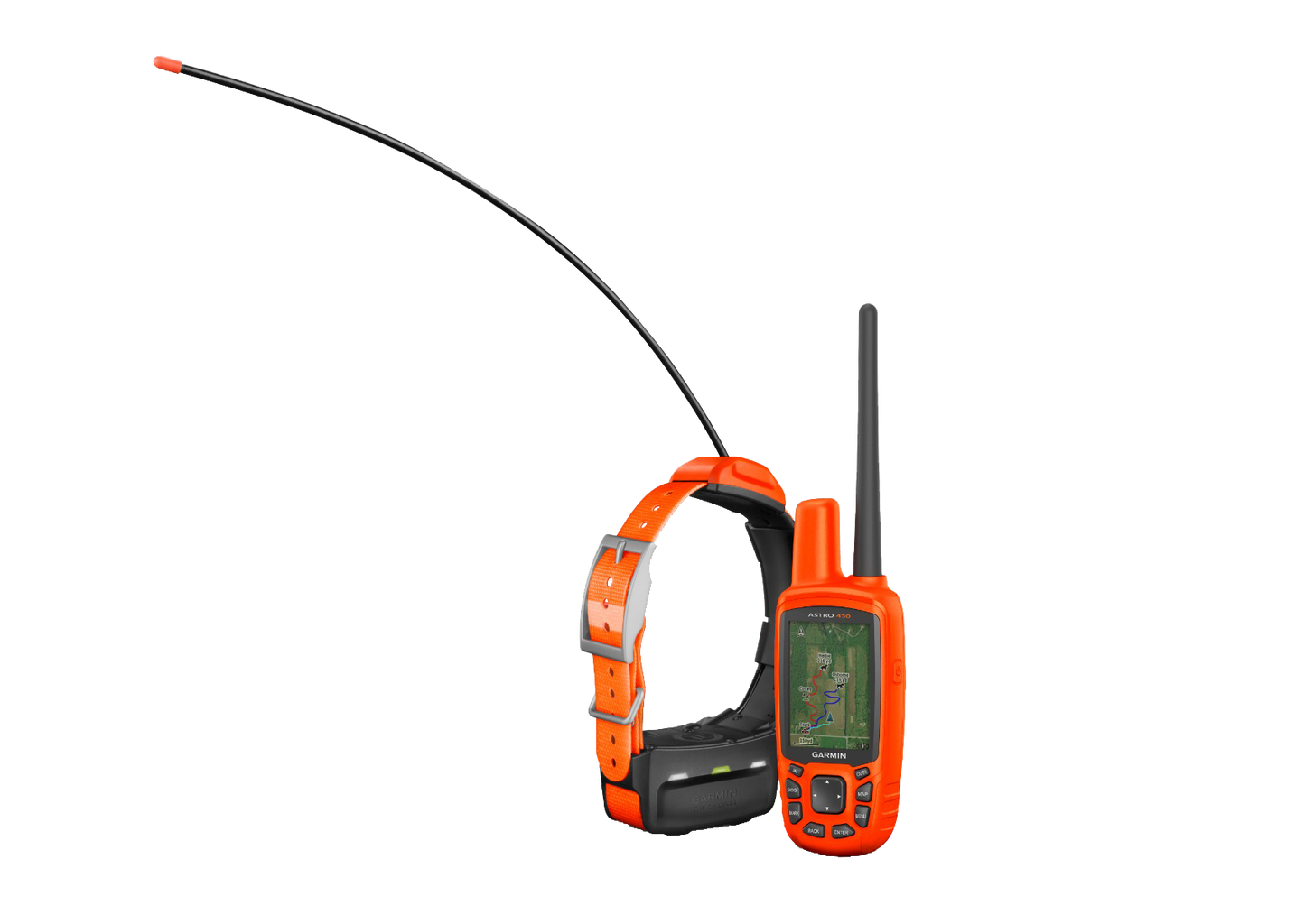 Conjunto de collar de seguimiento para perros Garmin Astro 430 Handheld/T5 Mini (010-01635-01)