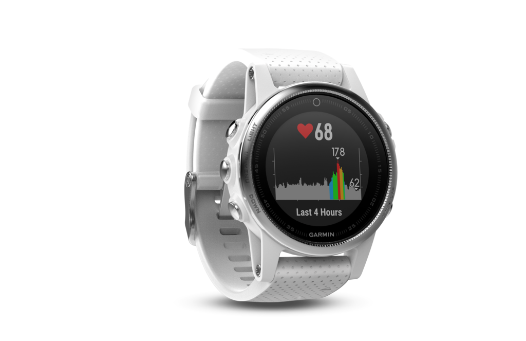 Garmin Fenix ​​5S blanco con correa blanca Carrara (010-01685-00)