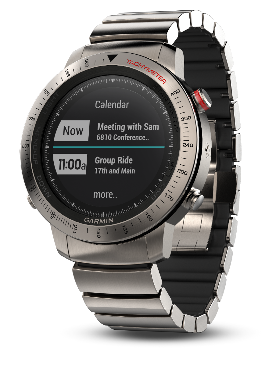 Garmin Fenix Chronos w/ Titanium Hybrid Band (010-01957-01)