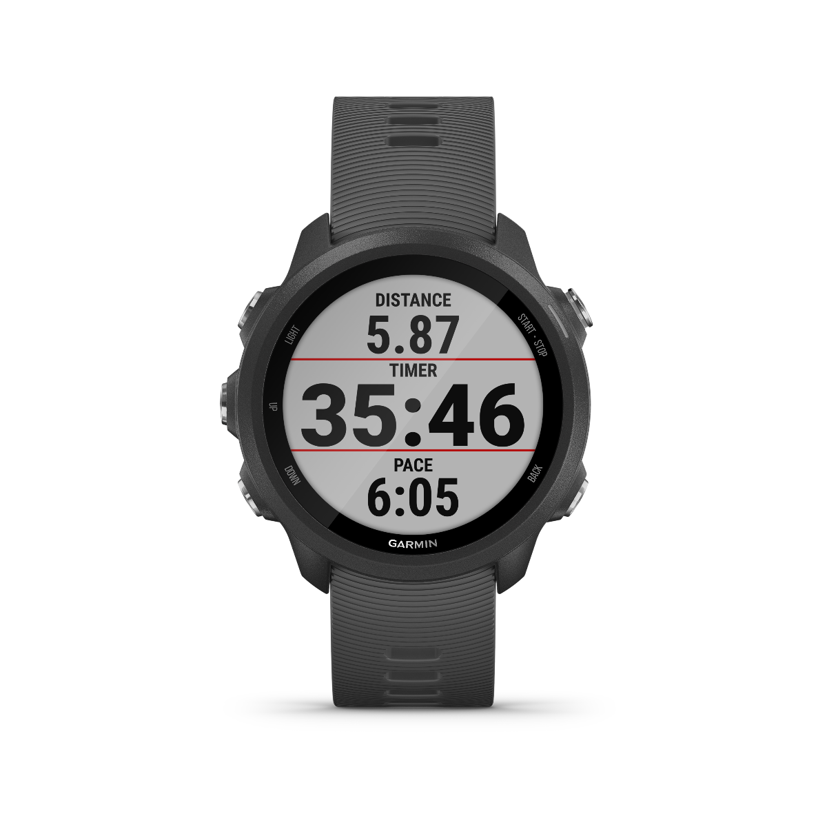 Garmin Forerunner 245, Slate, Premium Fitness GPS Smartwatch for Runners (010-02120-00)