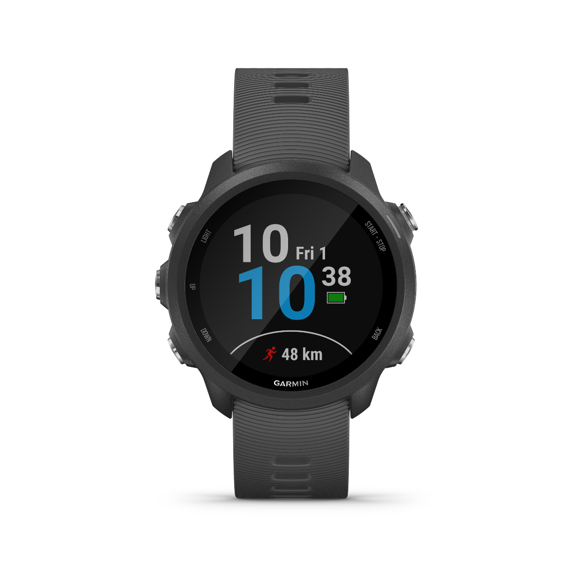 Garmin Forerunner 245, Slate, Premium Fitness GPS Smartwatch for Runners (010-02120-00)