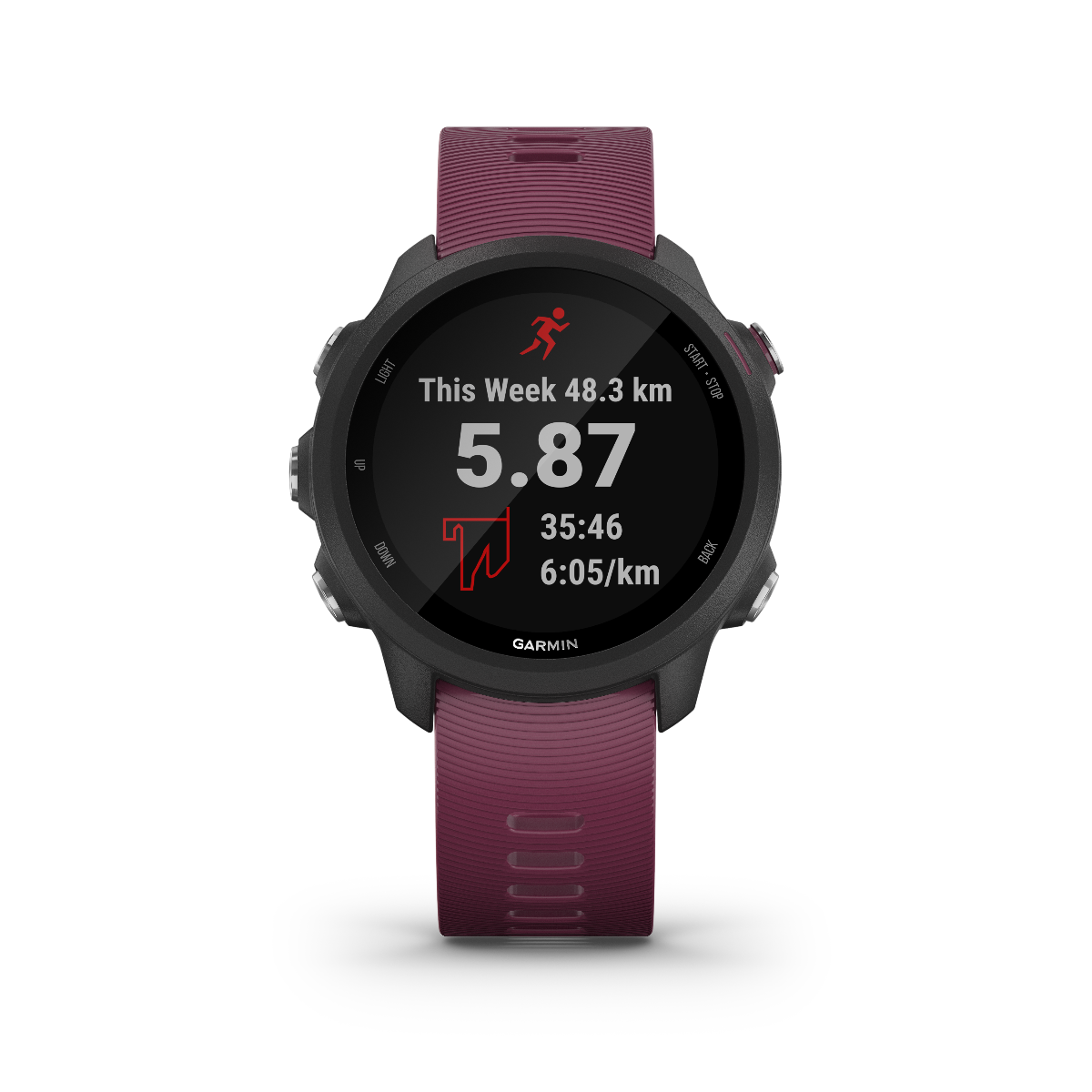 Garmin Forerunner 245, Berry, Premium Fitness GPS Smartwatch for Runners (010-02120-01)