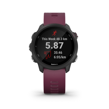 Garmin Forerunner 245, Berry, Premium Fitness GPS Smartwatch for Runners (010-02120-01)