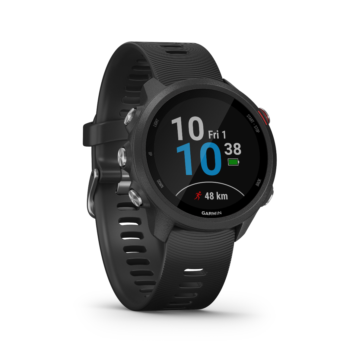 Garmin Forerunner 245 Music, Noir, Montre connectée GPS de fitness haut de gamme pour coureurs (010-02120-20)