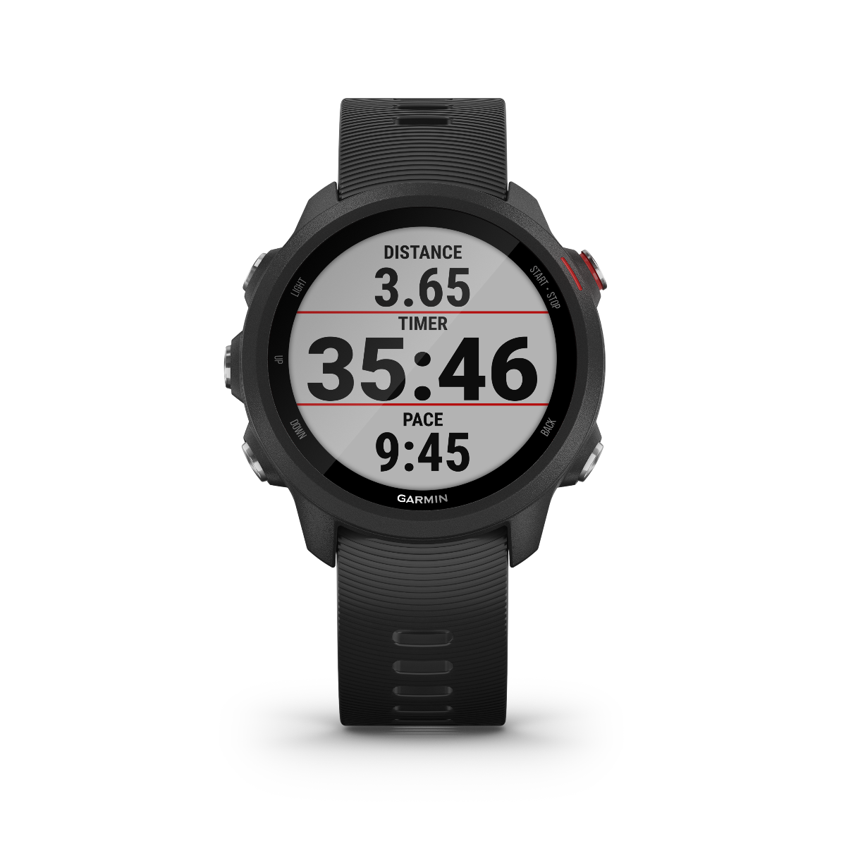 Garmin Forerunner 245 Music, Noir, Montre connectée GPS de fitness haut de gamme pour coureurs (010-02120-20)