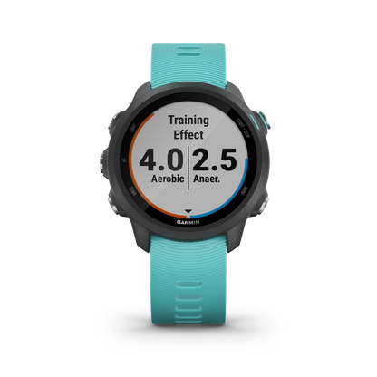 Garmin Forerunner 245 Music, Aqua, Premium Fitness GPS Smartwatch for Runners (010-02120-22)