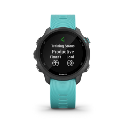 Garmin Forerunner 245 Music, Aqua, Premium Fitness GPS Smartwatch for Runners (010-02120-22)