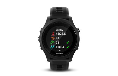 Garmin Forerunner 935, reloj inteligente con GPS para corredores, color negro (reacondicionado certificado por Garmin)