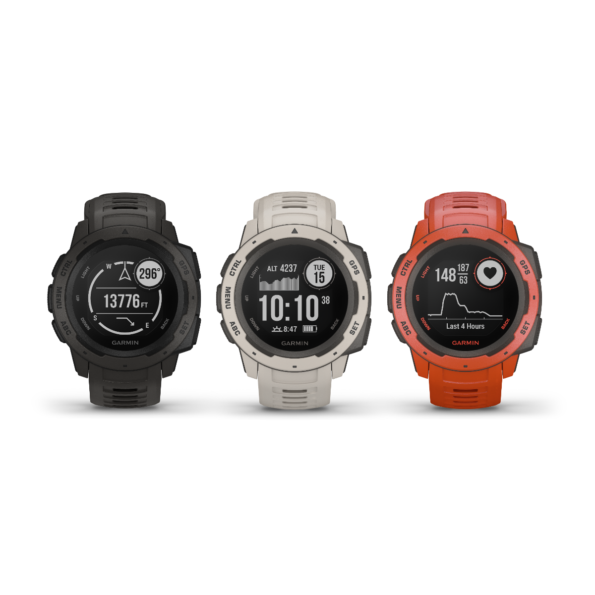 Reloj con GPS Garmin Instinct Graphite (010-02064-00)