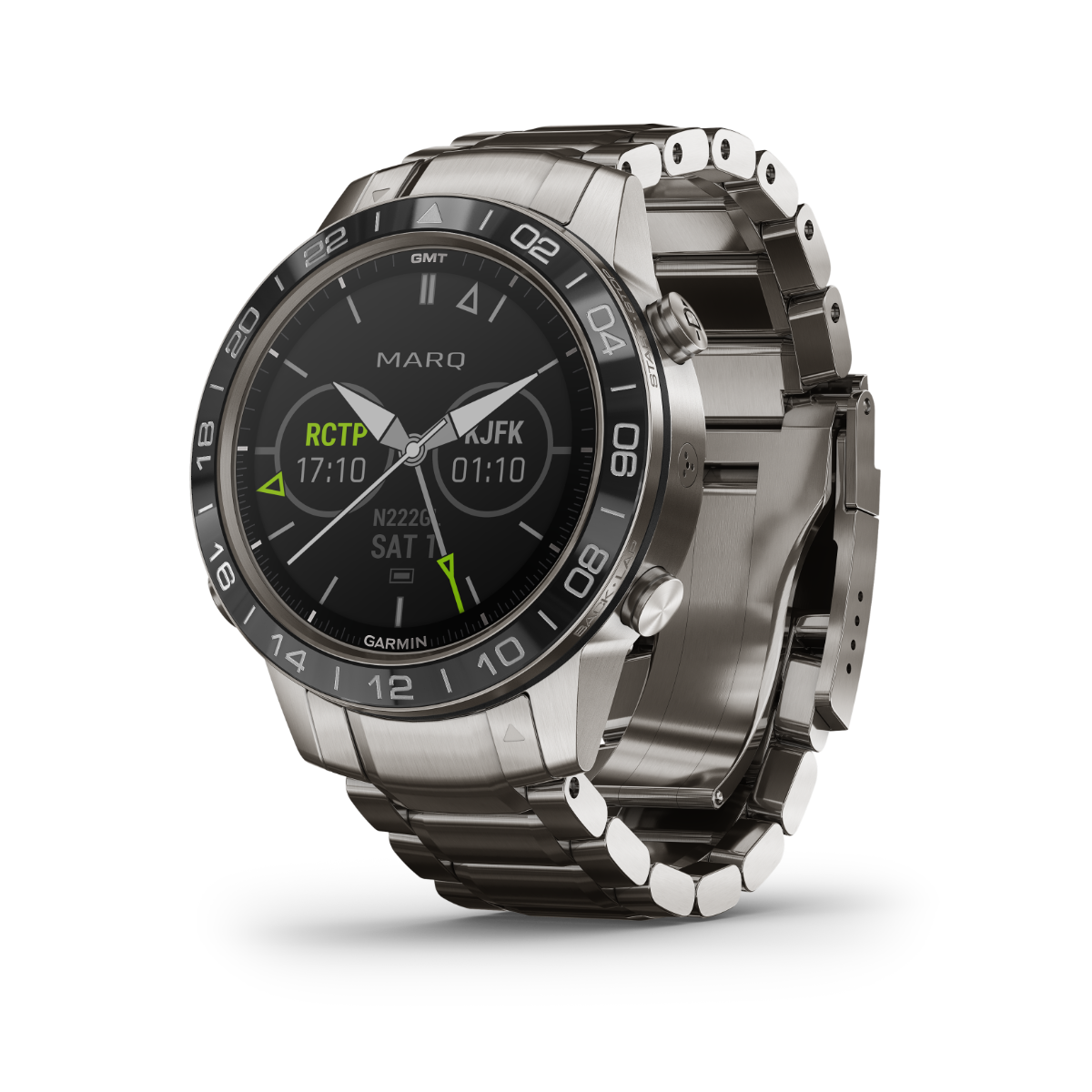 Garmin MARQ Aviator, montre connectée GPS de luxe pour hommes (010-02006-03)