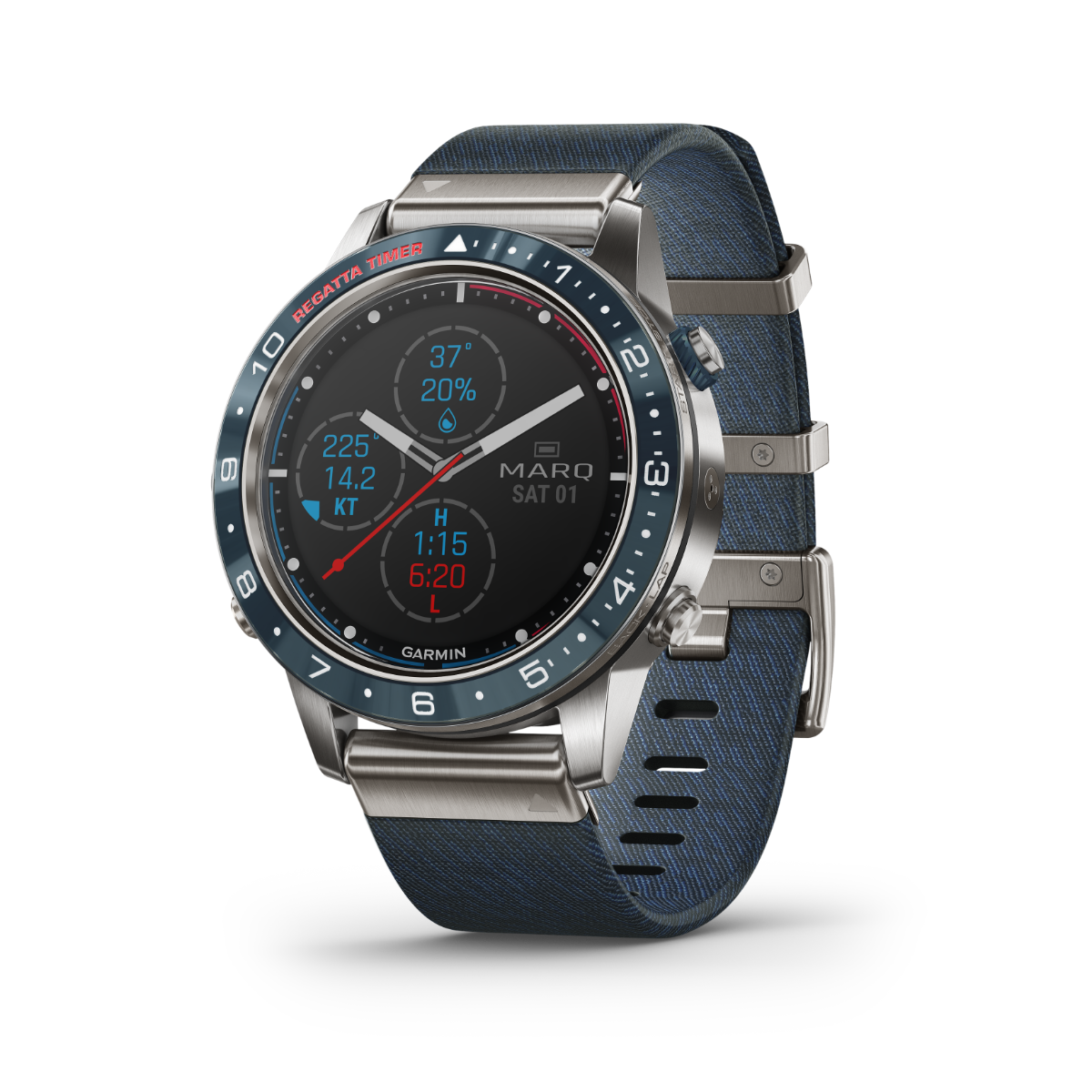 Garmin MARQ Captain, reloj inteligente con GPS de lujo para hombre (010-02006-06)