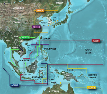 Garmin Philippines, Java and Mariana Islands Charts BlueChart g3 Vision | VAE005R | microSD/SD