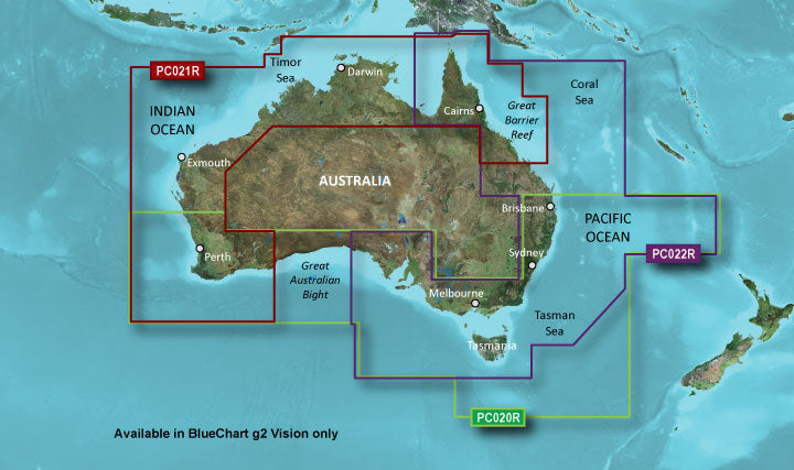 Garmin Bluechart G2 Vision East Coast Australia (010-C0756-00)