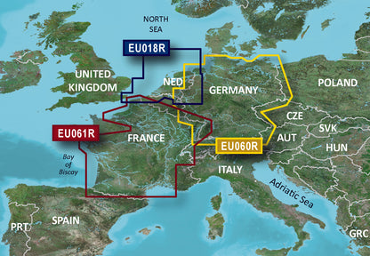 Garmin Benelux Charts BlueChart g3 Vision | VEU018R | microSD/SD