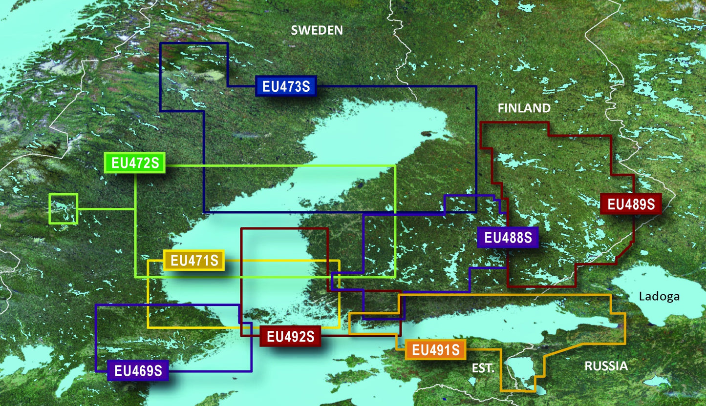 Garmin Gulf of Bothnia, North Charts BlueChart g3 Vision | VEU473S | microSD/SD