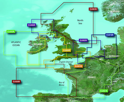 Garmin Benelux Charts BlueChart g3 Vision | VEU018R | microSD/SD