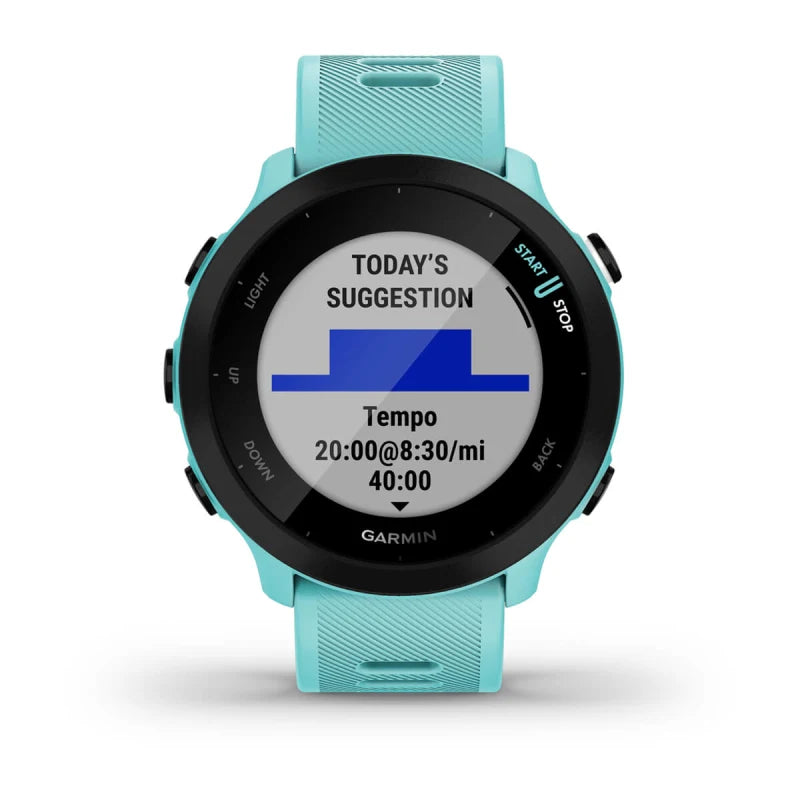 Garmin Forerunner 55 Aqua (Garmin Certified Refurbished)